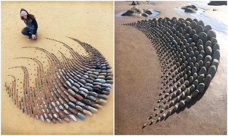 Британец делает креативные инсталляции из камней (13 фото)
