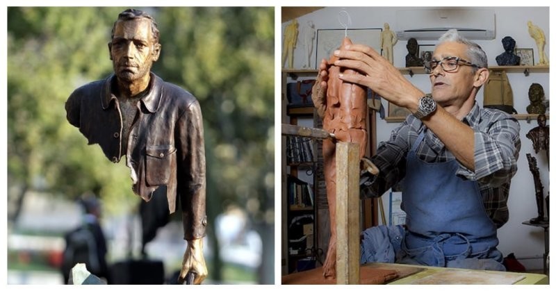 Бруно Каталано: как гончар придумал “дырявые” скульптуры из бронзы и стал знаменитым (10 фото)
