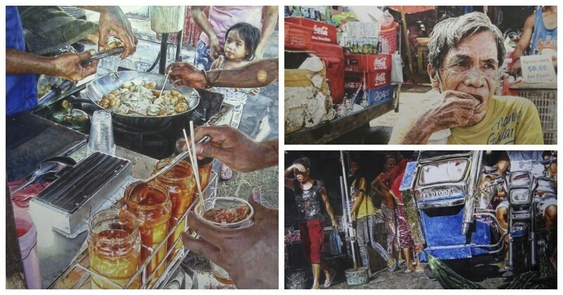 Уличные сценки из Манилы от художника-гиперреалиста (20 фото)