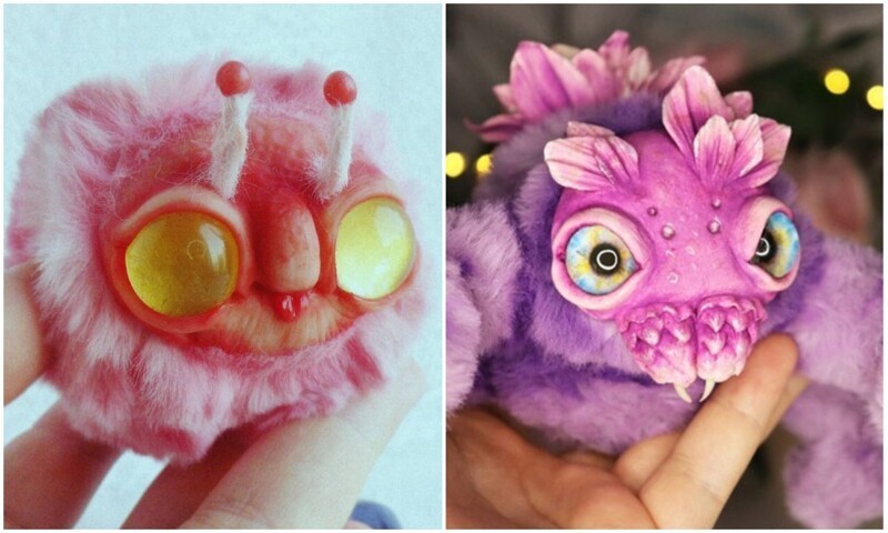 A self-taught man makes toys in the form of cute alien creatures (30 photos)