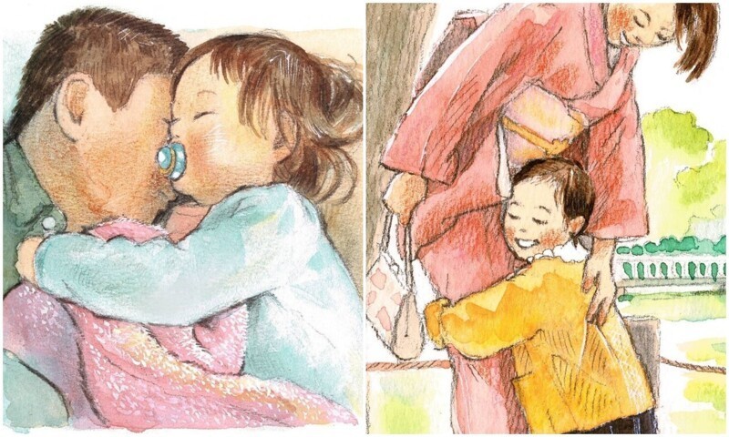 Drawings by a Japanese artist that evoke warm feelings (35 photos)