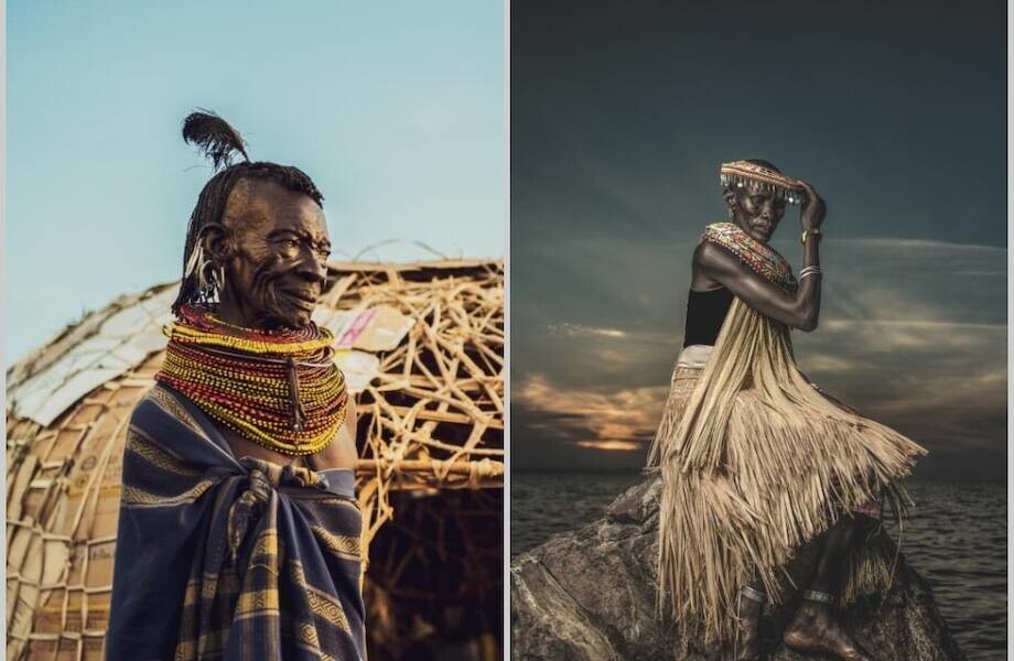 11 фото о том, как живет народ нилотов в Кении (12 фото)