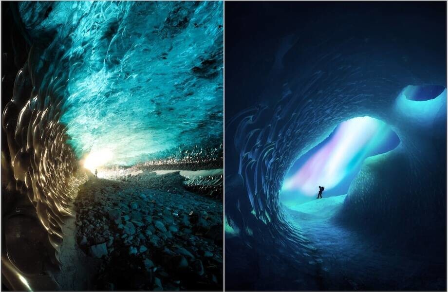 12 снимков от фотографа, который переехал в Исландию, чтобы изучать ледниковые пещеры (13 фото)