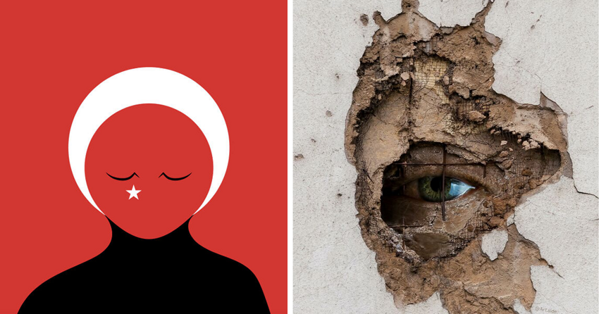 Как искусство помогает людям справиться с последствиями катастрофы в Турции и Сирии (23 фото)
