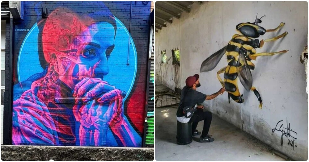 Impressive wall graffiti that grabs attention (19 photos)