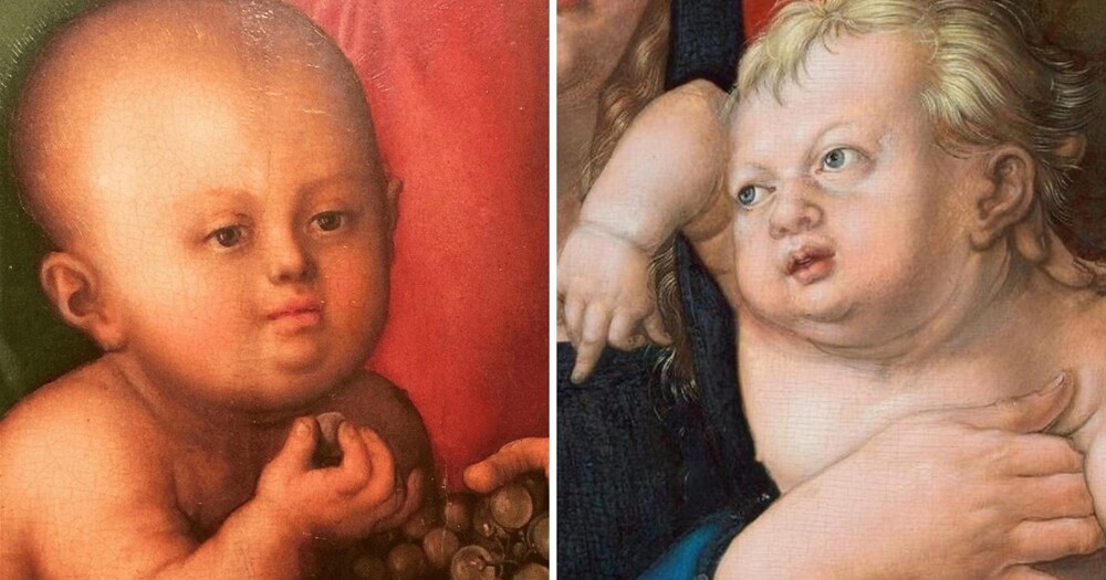 17 children from medieval paintings who were painted not as cuties, but as scary people (18 photos)
