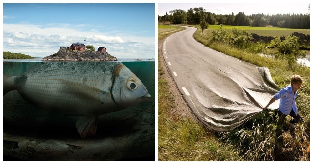 18 brilliant photo manipulations from a Swedish photographer (19 photos)