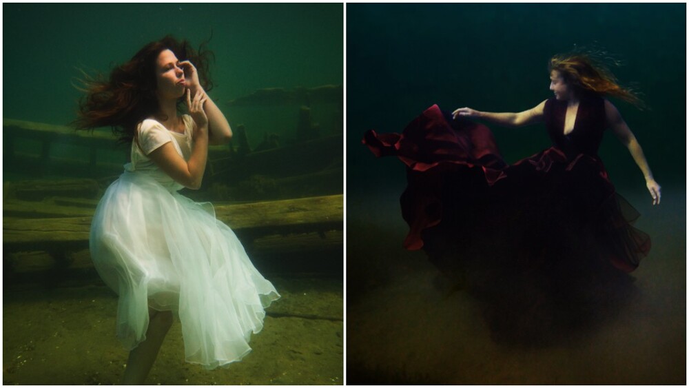 The photographer became the record holder for the deepest sea photo shoot (6 photos)