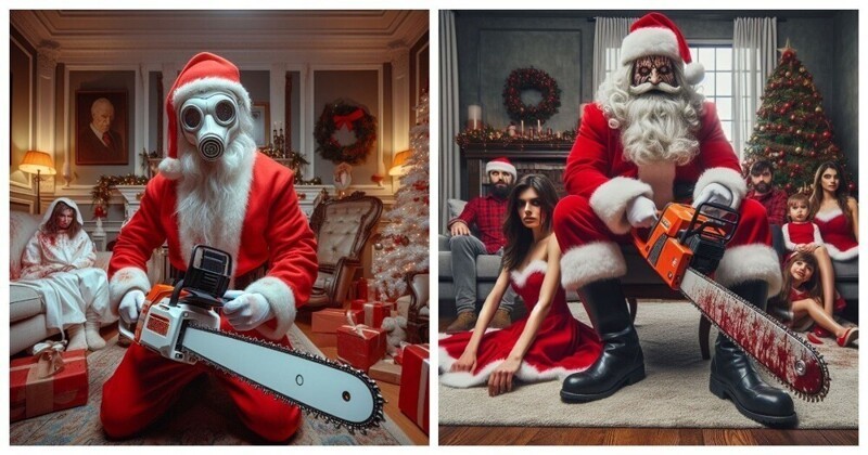 If Bad Santa Really Existed (15 Photos)