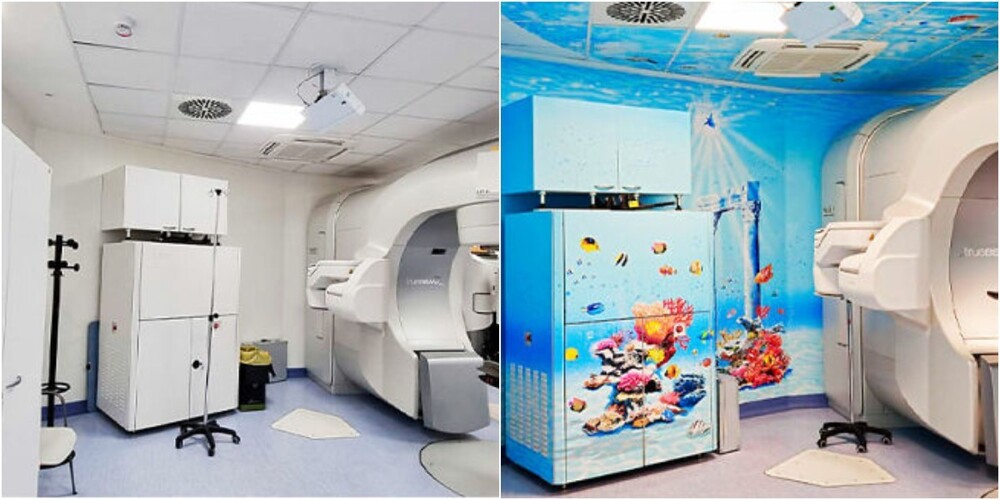 An Italian paints hospitals to cheer up children (26 photos)