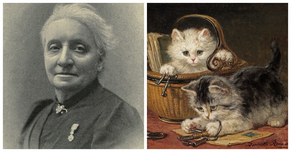 Она написала котиков: главная почитательница пушистых в Европе Генриетта Роннер-Книп (35 фото)