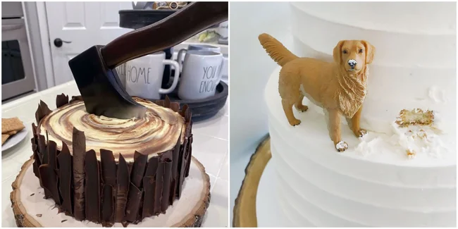 30 creative cakes that look like works of art (31 photos)