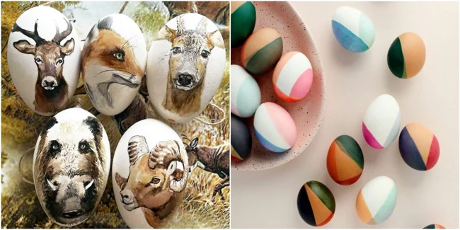 30 creative ways to color Easter eggs (31 photos)