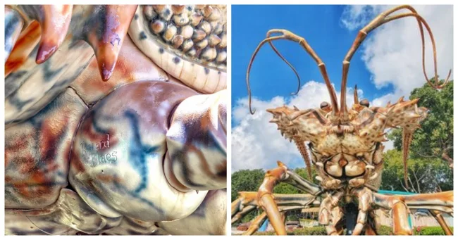 Betsy the lobster is the protector of the artists' village (10 photos + 1 video)