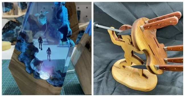 15 талантливых и невероятно сложных работ по дереву (16 фото)
