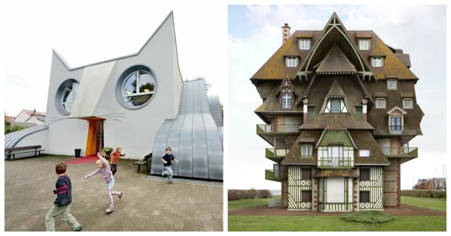 Архитектурные курьёзы: 20 зданий, не имеющих аналогов (21 фото)