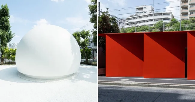 10 общественных туалетов в Токио, которые выглядят как арт-объекты (29 фото)