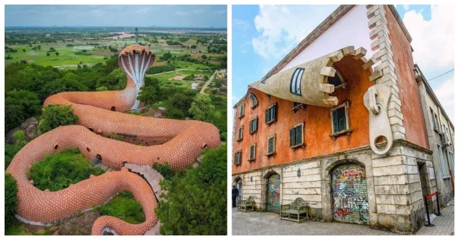 18 впечатляющих архитектурных чудес и диковинок, в существование которых сложно поверить (19 фото)