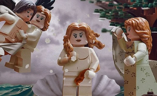 30+ masterpieces of art assembled from LEGO