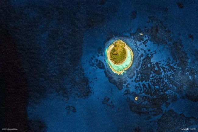 44 изумительных абстрактных снимка с Google Earth