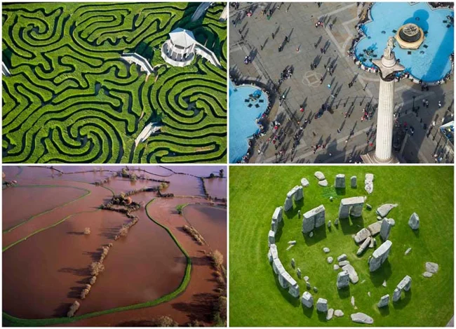 Britain from a bird's eye view