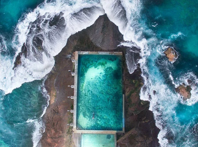 A Young Photographer Captures Mesmerizing Abstract Shots of the Coastline with a Drone