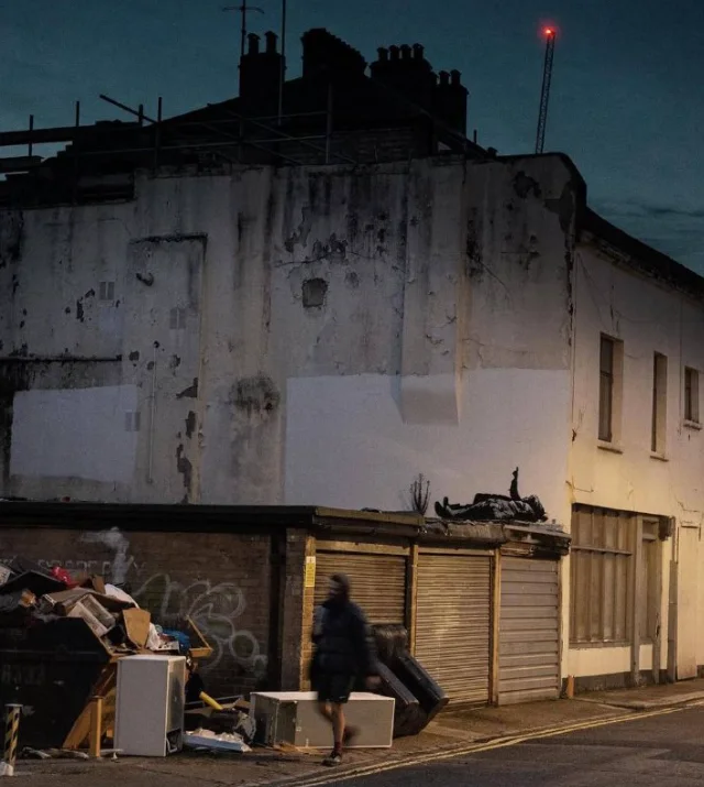 Новые работы Banksy в Лондоне (4 фото)