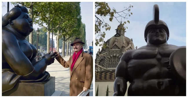 Площадь Ботеро – территория милых бронзовых пухляшей (23 фото + 1 видео)