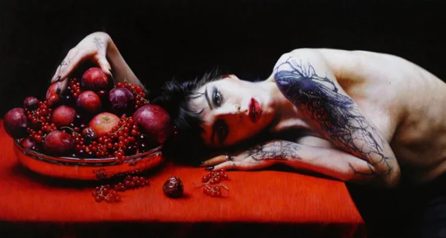 The incredible photorealism of Anna Vypykh's erotic paintings (19 photos)