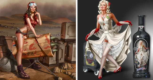Playful Norwegian Pin-Up by Illustrator Henning Ludvigsen (25 Photos)