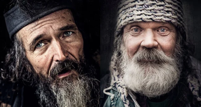 They have souls too: a photographer takes portraits of homeless people (20 photos)