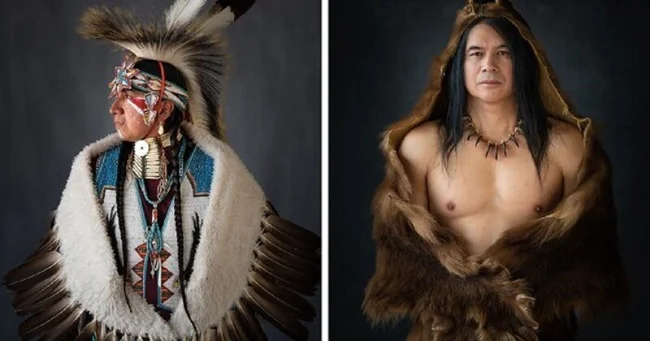 16 Incredible Portraits of Native Americans in Ritual Costumes (18 photos)