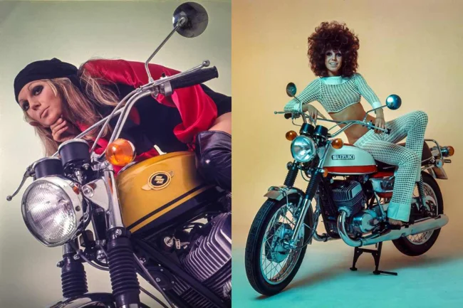 Эту рекламу Suzuki запретили в Италии — из-за Оруэлла и девушек на мотоциклах (7 фото)