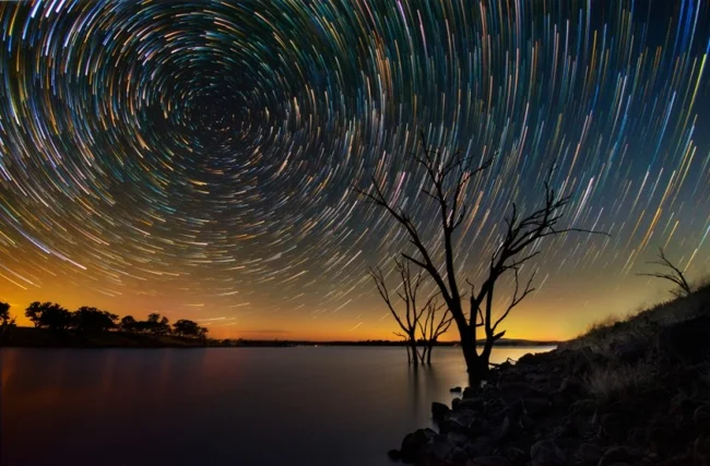 A whirlpool of stars (11 photos)