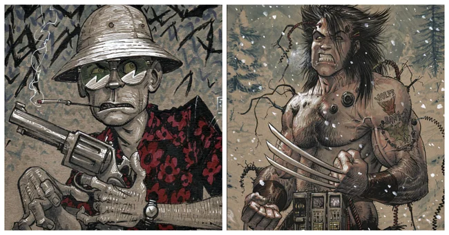The History of Modern Cinema in Wonderful Art by Tony Moore (18 photos)