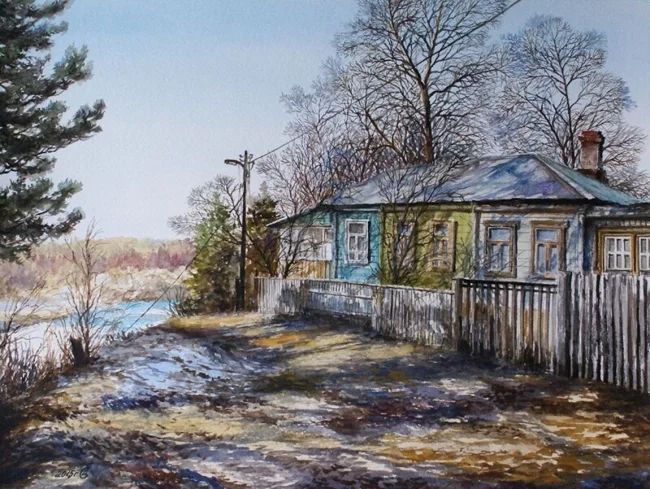 Красота природы на картинах Сергея Дорофеева (94 работ)