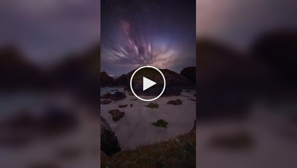 What happens if you stabilize the camera on the Milky Way