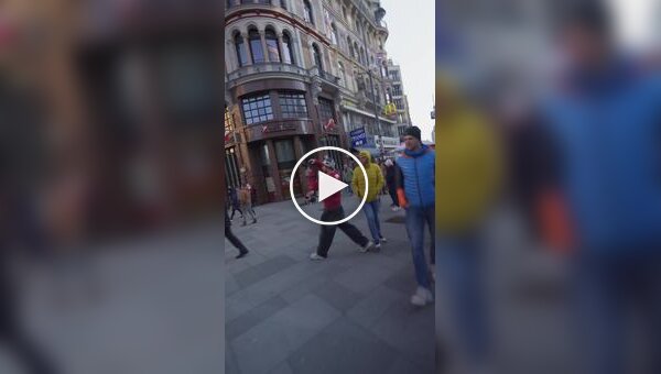 The city of Vienna, filmed using hyperlapse technique