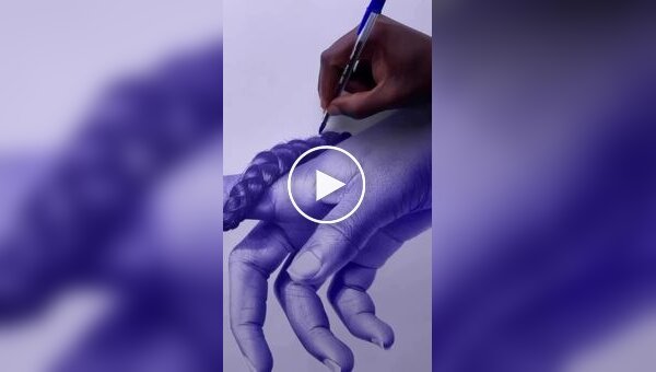 Рисуем шариковой ручкой