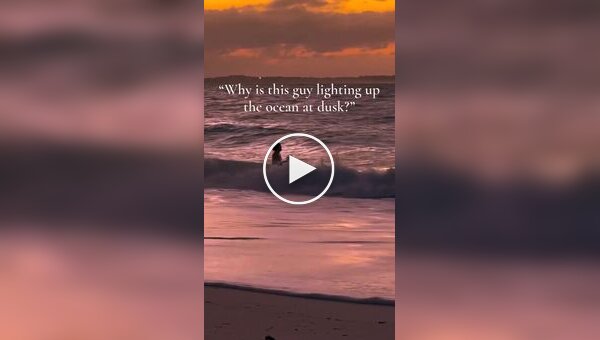 Фотограф сделал красивые снимки волн