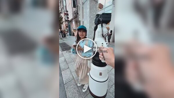 Фотограф удивил девушку